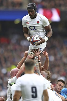 Maro Itoje England v Italy 6 Nations Twickenham 2017