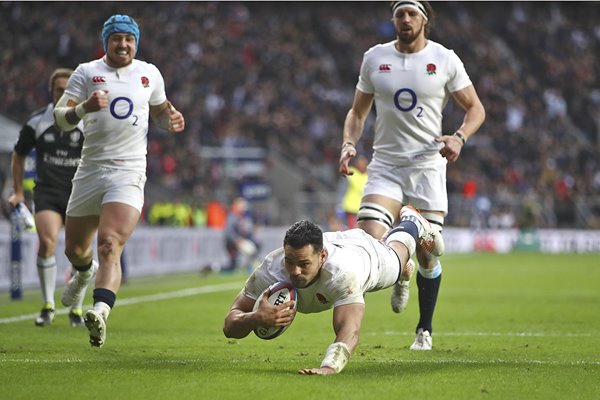 Ben Te'o England scores v Italy 6 Nations 2017