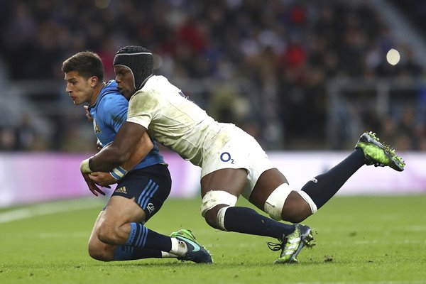 Maro Itoje England v Italy 6 Nations Twickenham 2017