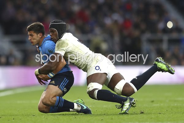 Maro Itoje England v Italy 6 Nations Twickenham 2017