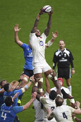 Courtney Lawes England v Italy 6 Nations 2017