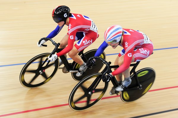 Jess Varnish & Victoria Pendleton Team Sprint 2012