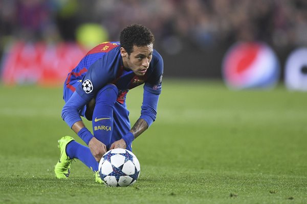 Neymar Barcelona v PSG Champions League 2017