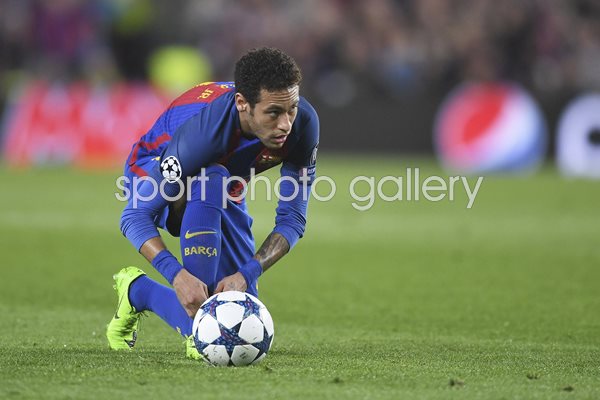 Neymar Barcelona v PSG Champions League 2017