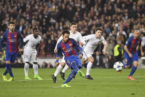 Neymar Barcelona v Paris Saint-Germain Champions League 2017