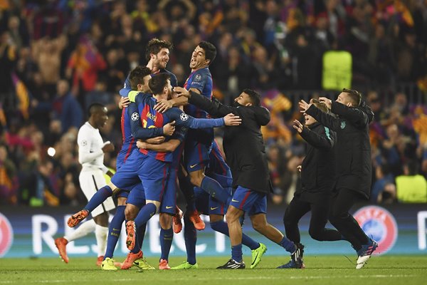 Barcelona beat Paris Saint-Germain Champions League 2017