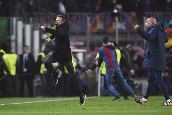Luis Enrique Barcelona beat PSG Champions League 2017
