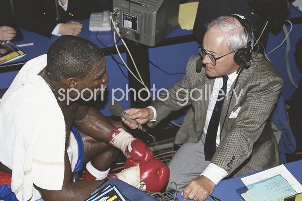 Frank Bruno & Harry Carpenter Royal Albert Hall 1991