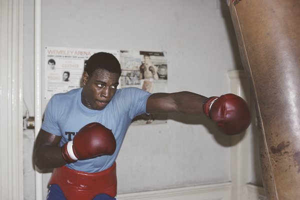 Frank Bruno training Canning Town 1983