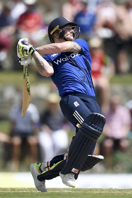 Ben Stokes England v West Indies ODI Antigua 2017