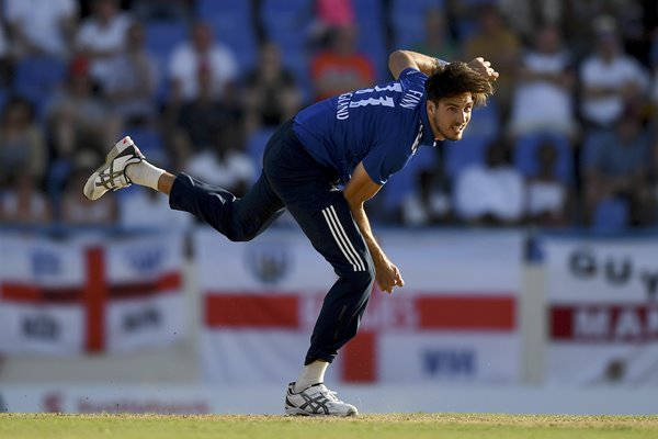 Steven Finn England v West Indies ODI Antigua 2017