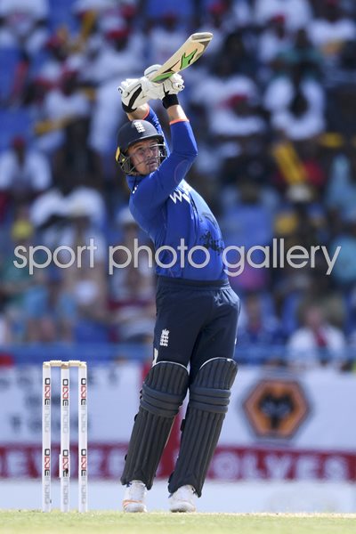 Jason Roy England v West Indies ODI Antigua 2017
