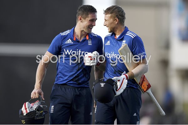 Joe Root & Chris Woakes England v West Indies ODI 2017