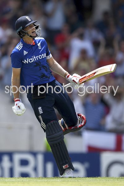 Joe Root England 100 v West Indies ODI Barbados 2017
