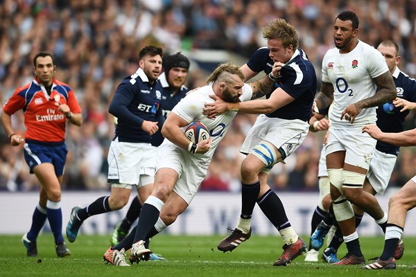 Joe Marler England v Scotland 6 Nations Twickenham 2017