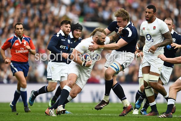 Joe Marler England v Scotland 6 Nations Twickenham 2017