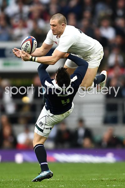 Mike Brown England v Ali Price Scotland 6 Nations 2017