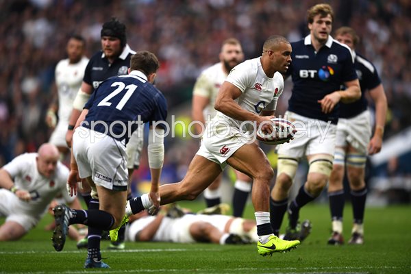 Jonathan Joseph England v Scotland 6 Nations 2017
