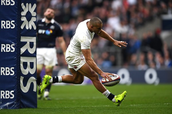 Jonathan Joseph England scores v Scotland 6 Nations 2017