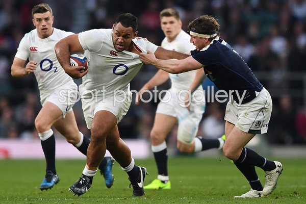 Billy Vunipola England v Scotland 6 Nations Twickenham 2017