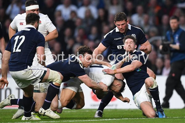 Danny Care scores England v Scotland 6 Nations 2017