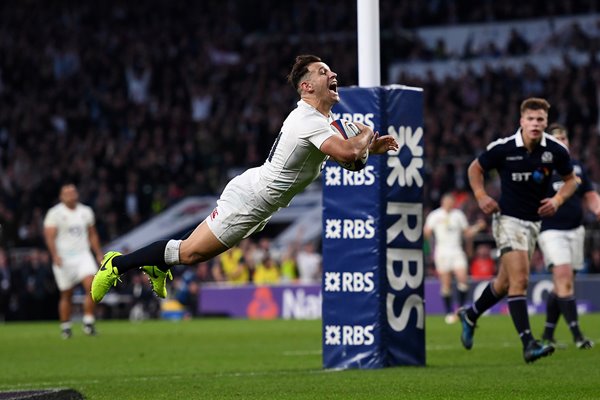 Danny Care scores England v Scotland 6 Nations 2017