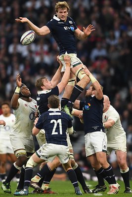 Richie Gray Scotland v England 6 Nations Twickenham 2017