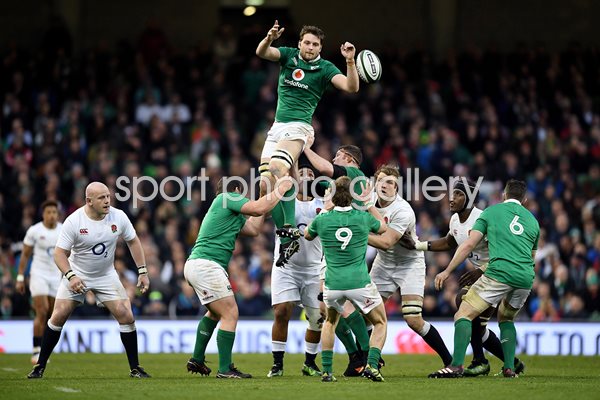 Iain Henderson Ireland v England 6 Nations Dublin 2017