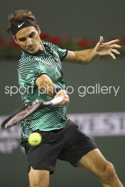 Roger Federer Indian Wells California 2017
