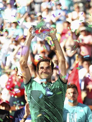 Roger Federer Indian Wells Champion 2017