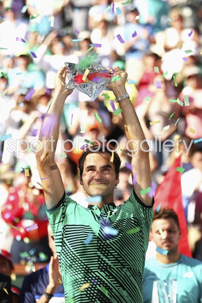 Roger Federer Indian Wells Champion 2017