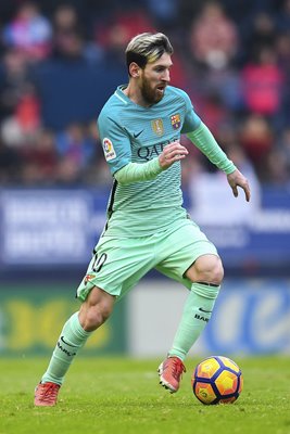 Lionel Messi Barcelona v Osasuna La Liga 2017