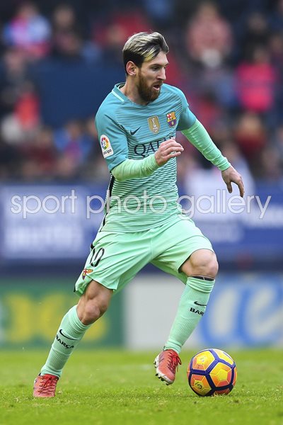 Lionel Messi Barcelona v Osasuna La Liga 2017