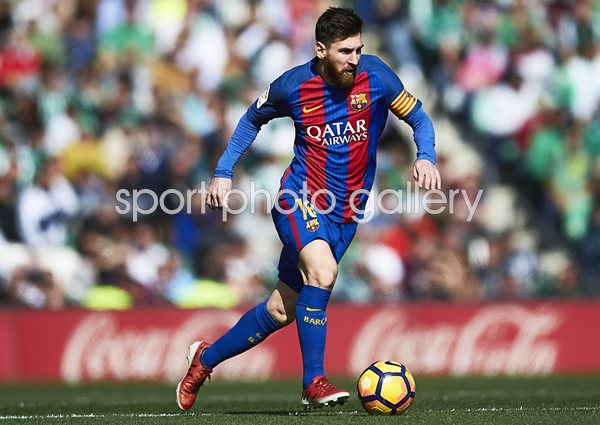 Lionel Messi Barcelona v Real Betis La Liga 2017
