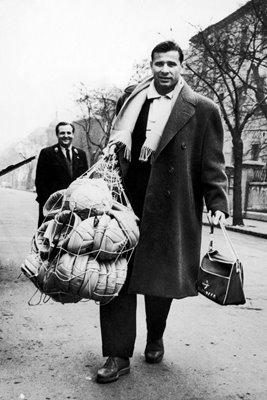 Lev Yashin Arriving For Training