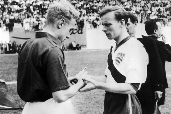 Billy Wright England v USA World Cup 1950