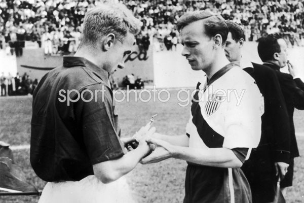 Billy Wright England v USA World Cup 1950