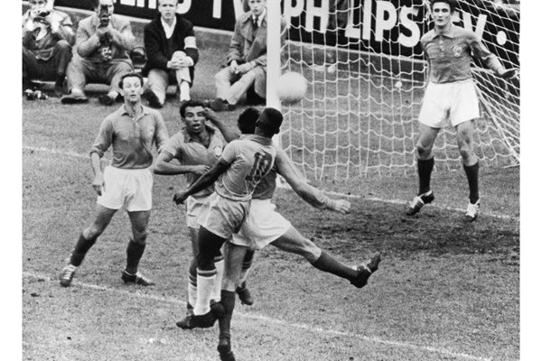 Vava and Pele Brazil World Cup 1958