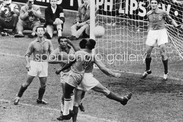 Vava and Pele Brazil World Cup 1958