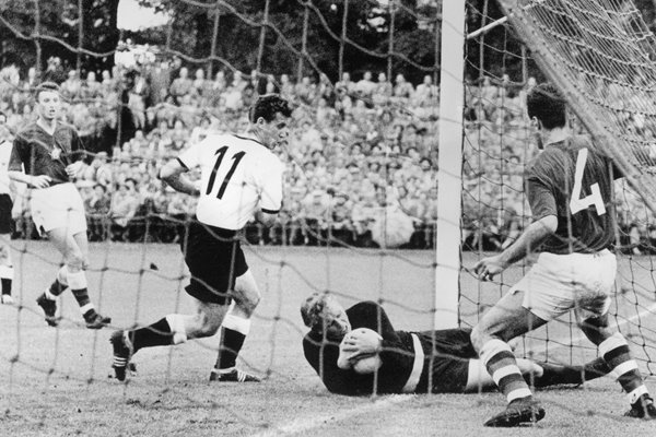 Hans Schaefer Germany v Czechoslovakia World Cup 1958