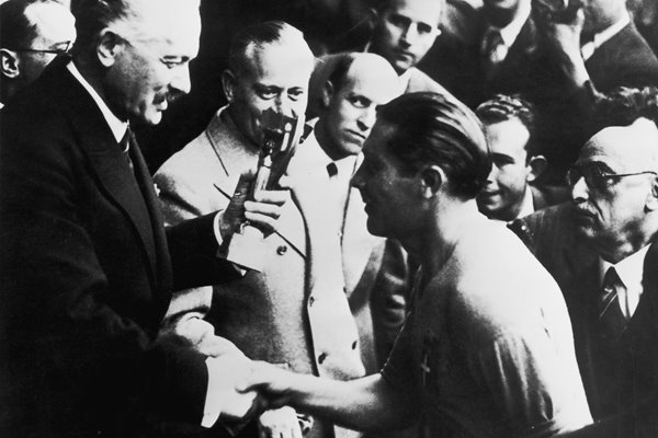 Giuseppe Meazza Italy captain World Cup 1938