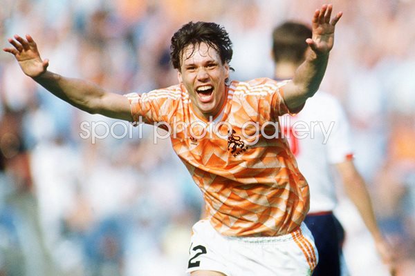 Marco Van Basten scores v England Franz European Championship 1988