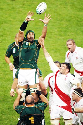 Victor Matfield South Africa World Cup Final 2007