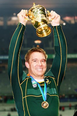 John Smit South Africa Captain World Cup Winner 2007