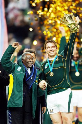John Smit South Africa & Thabo Mbeki World Cup 2007