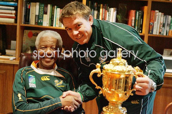 John Smit & Nelson Mandela Rugby World Cup 2007