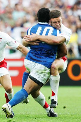 Joe Worsley England v Samoa Rugby World Cup 2007