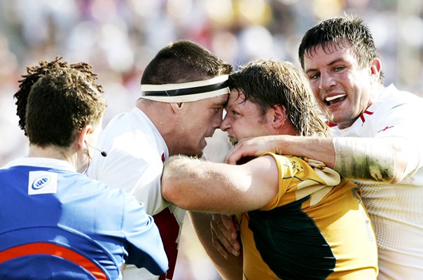 Andrew Sheridan England v Matt Dunning Australia RWC 2007