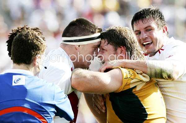 Andrew Sheridan England v Matt Dunning Australia RWC 2007