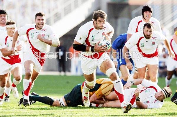 Simon Shaw England v Australia Rugby World Cup 2007